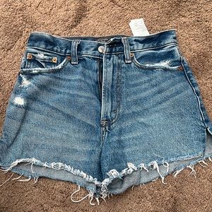 Abercrombie distressed shorts